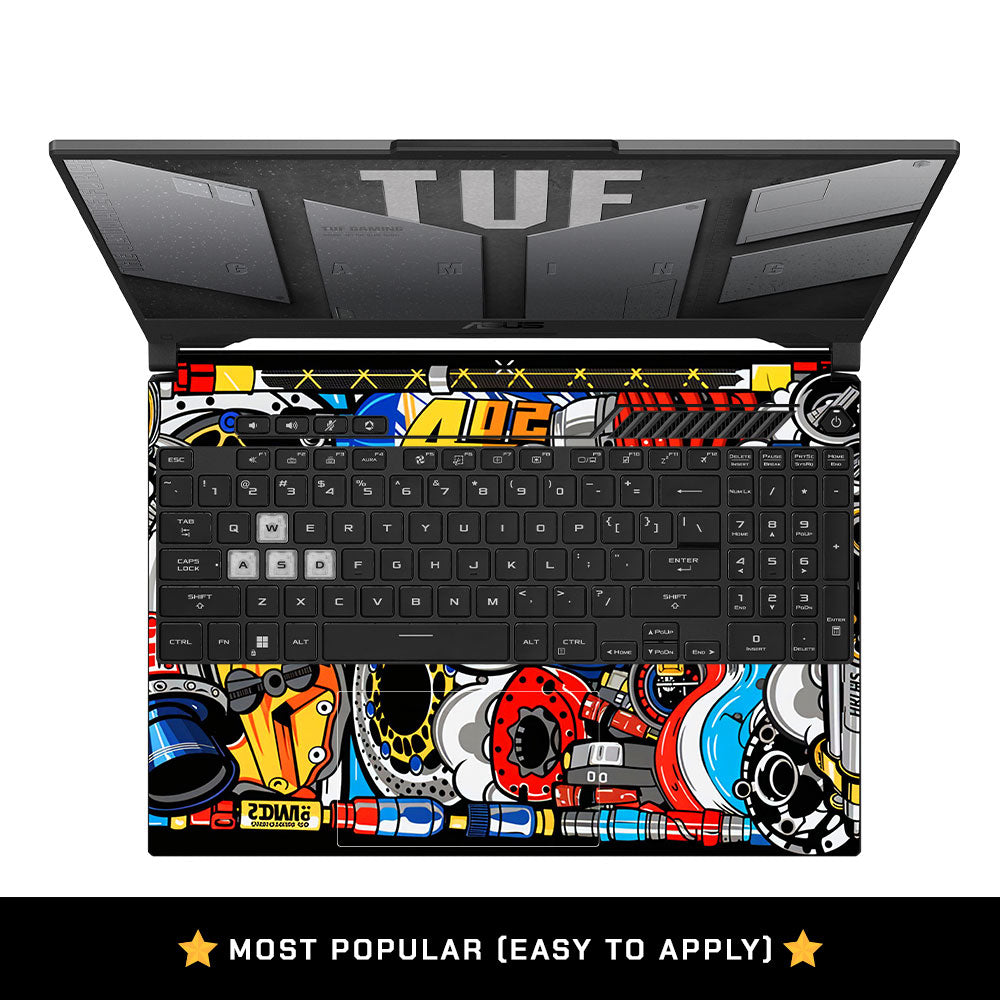 Mechanical Chaos Asus TUF F15 FX507 & A15 FA507 Laptop Skin
