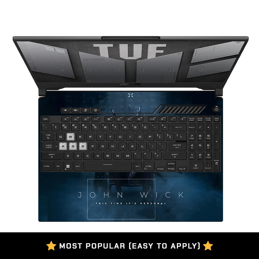 Suited Assassin Noir Asus TUF F15 FX507 & A15 FA507 Laptop Skin