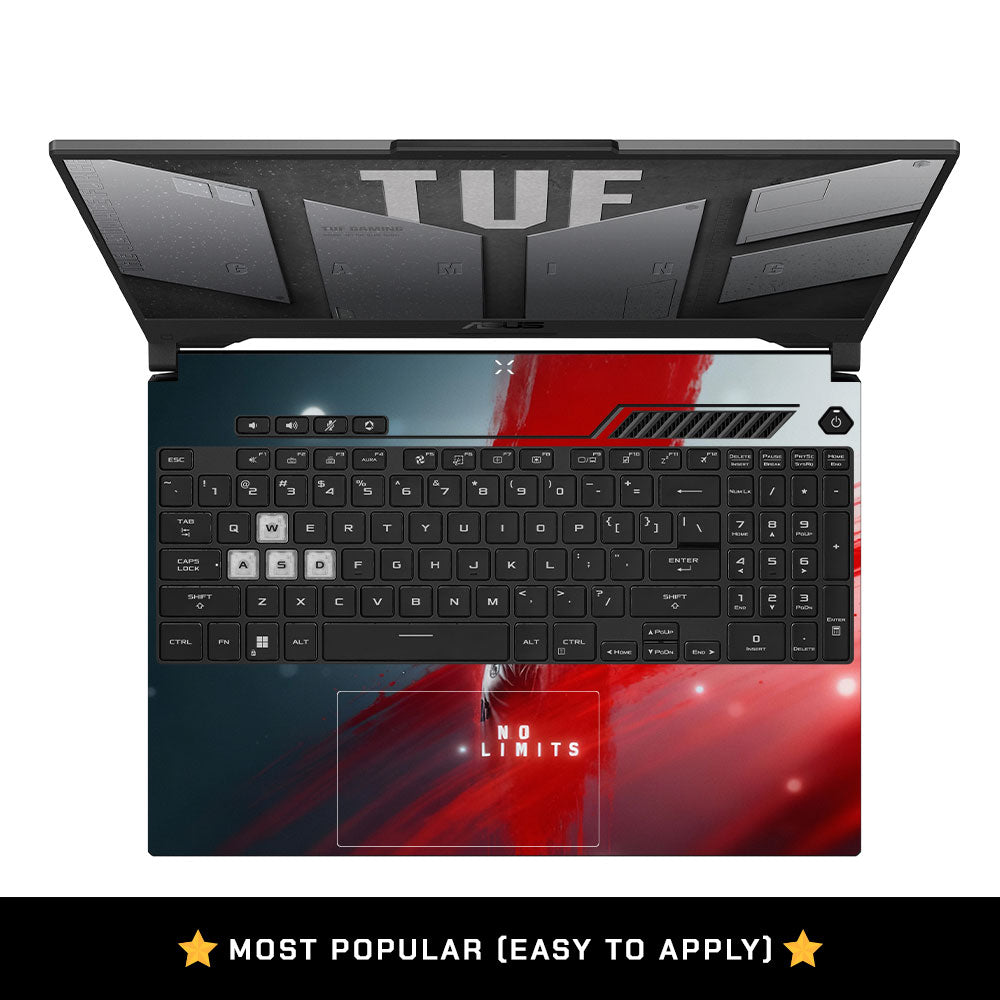 No Limits Ronaldo Spirit Asus TUF F15 FX507 & A15 FA507 Laptop Skin