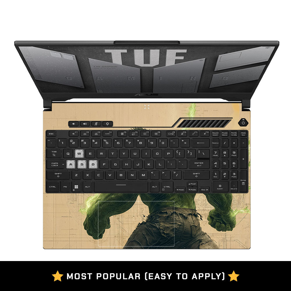 Jade Giant Unleashed Asus TUF F15 FX507 & A15 FA507 Laptop Skin