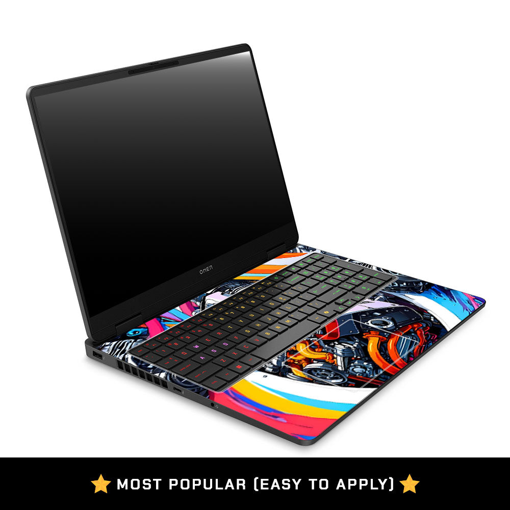 Power in Motion HP Omen Gaming 16 2025, 2026 Laptop Skin