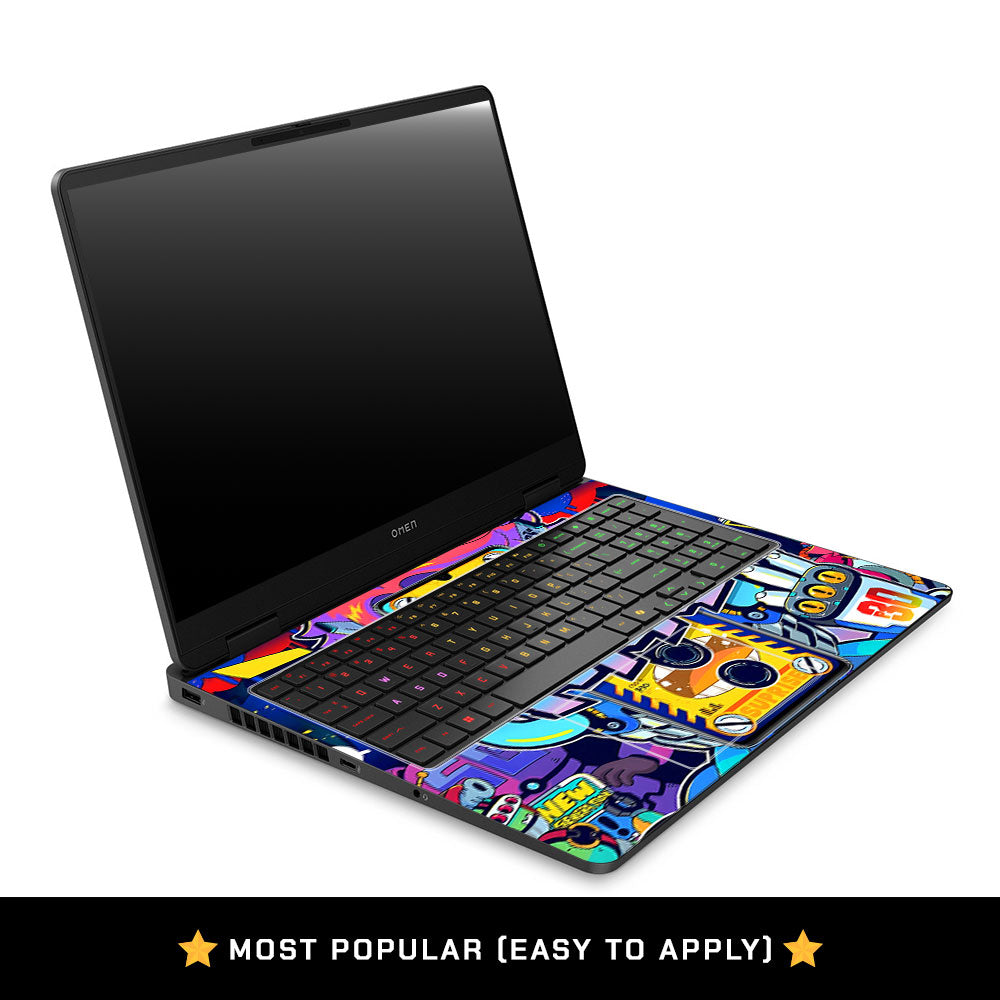 Futuristic Cyberpunk Vision HP Omen Gaming 16 2025, 2026 Laptop Skin