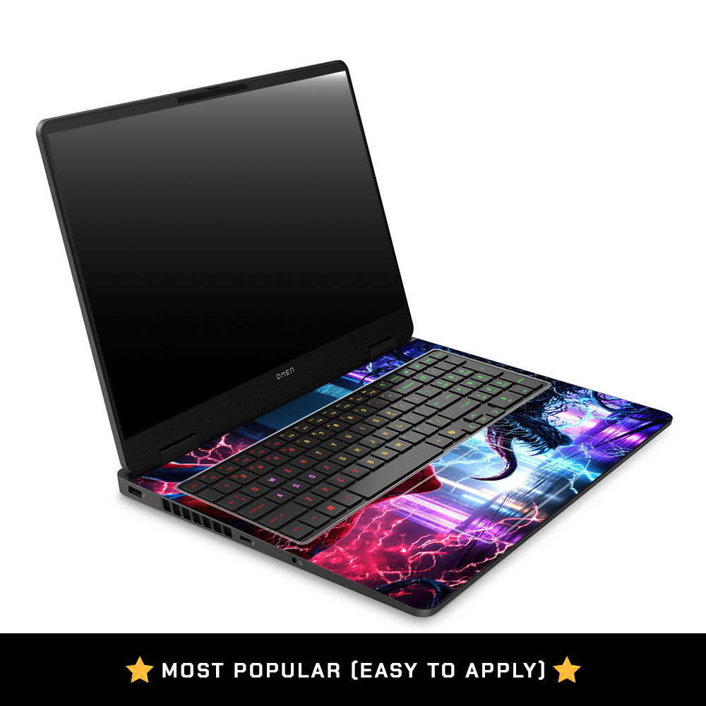 Spiderman vs Venom Showdown HP Omen Gaming 16 2025, 2026 Laptop Skin