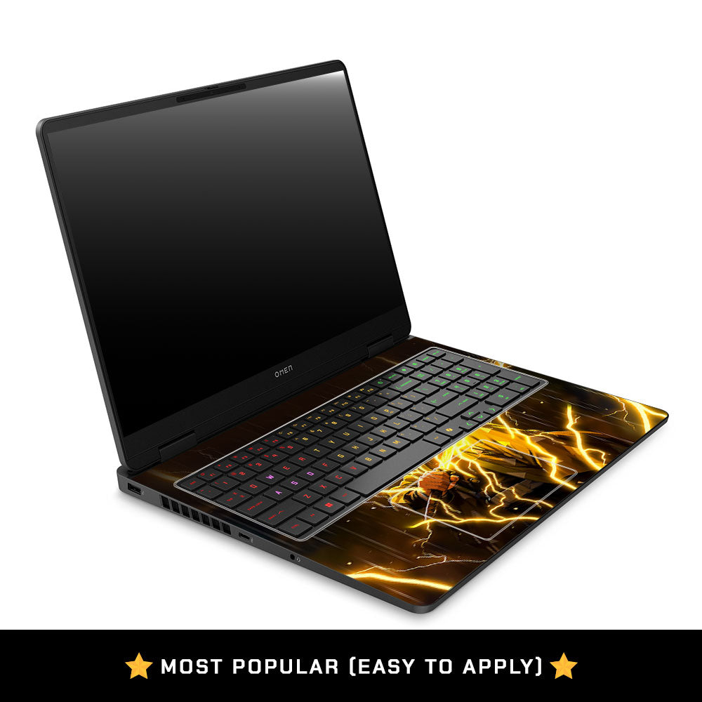 Thunder Anime Swordsman HP Omen Gaming 16 2025, 2026 Laptop Skin