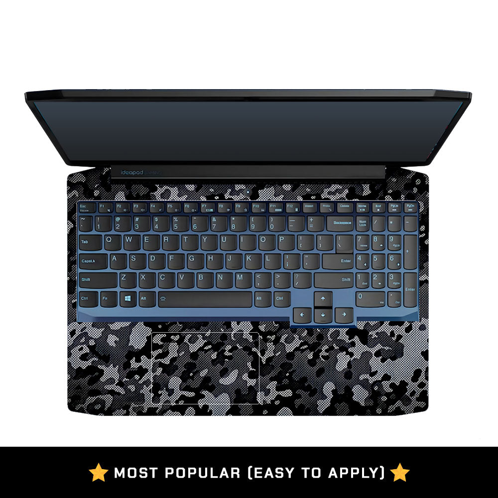 Stealth Grey Camo Lenovo Ideapad Gaming 3 15ARH05 and 15IMH05 Laptop Skin