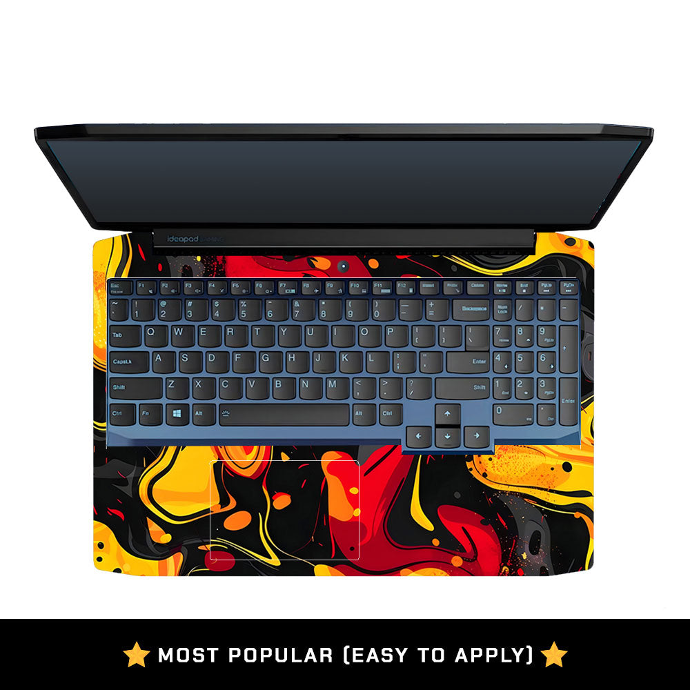 Lava Burst Lenovo IdeaPad Gaming 3 15ARH05 and 15IMH05 Laptop Skin