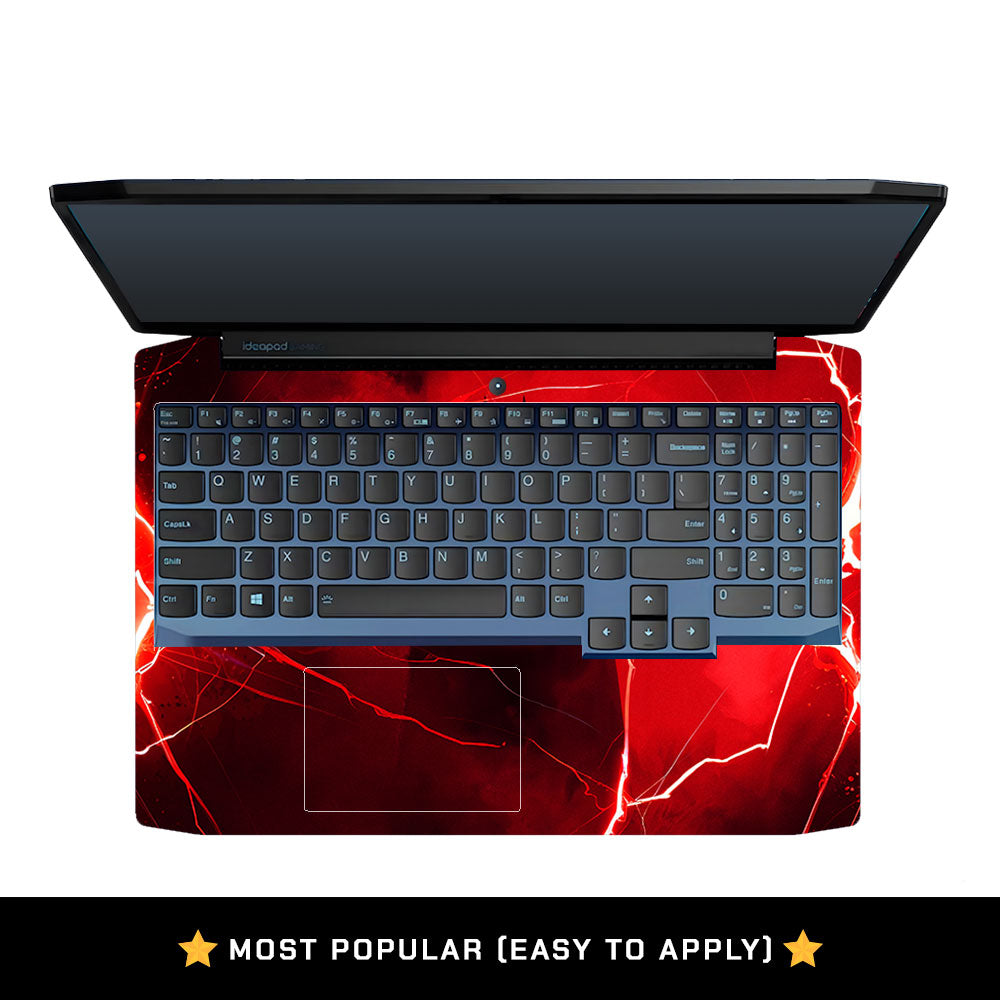 Red Dark Vigilante Lenovo IdeaPad Gaming 3 15ARH05 and 15IMH05 Laptop Skin