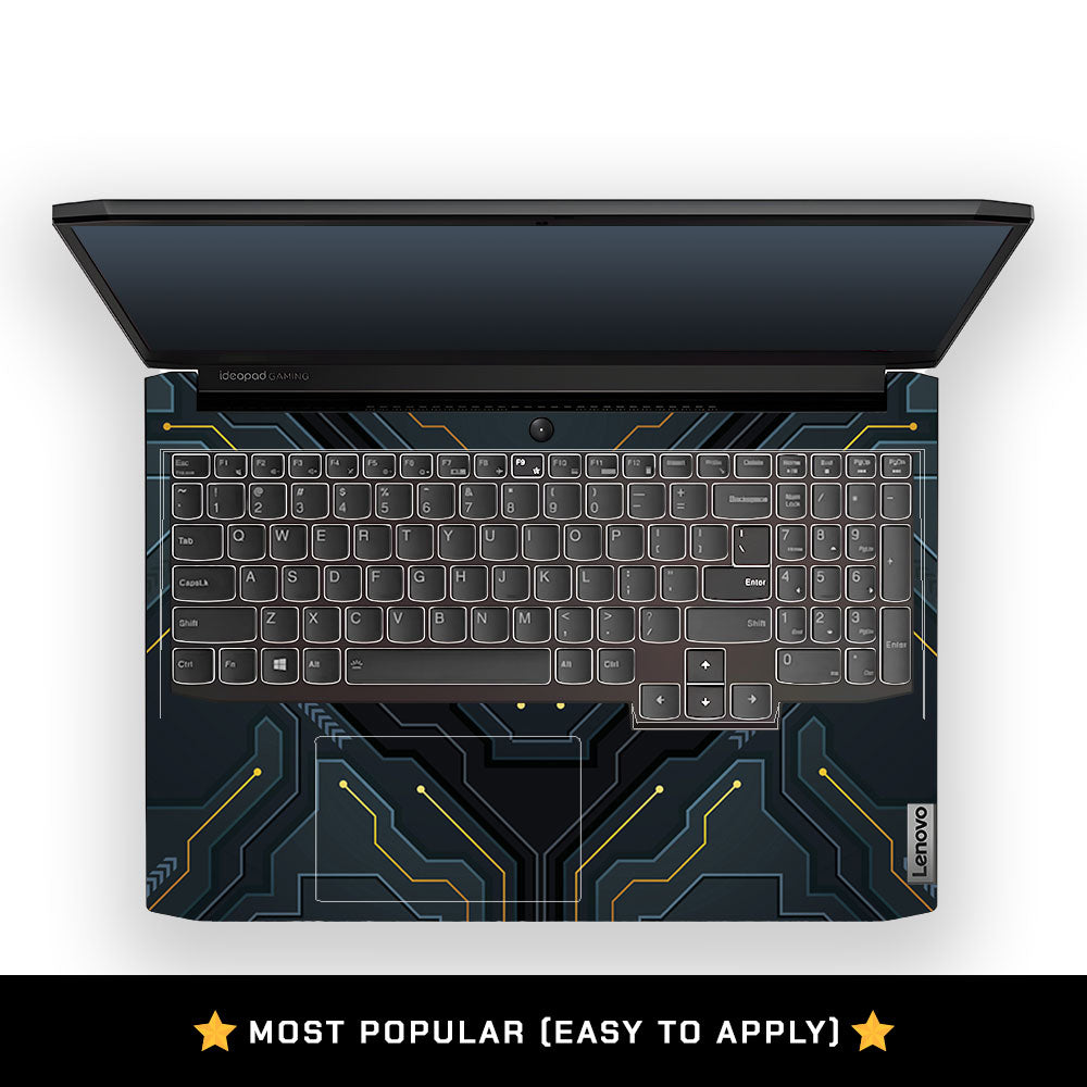Futuristic Techno Lenovo IdeaPad Gaming 3 15ACH6 and 15IHU6 Laptop Skin