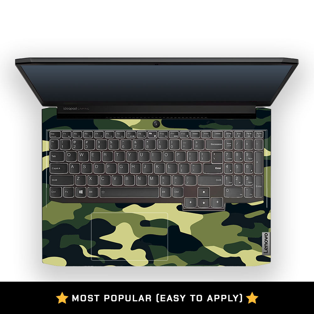 Forest Green Camo Lenovo IdeaPad Gaming 3 15ACH6 and 15IHU6 Laptop Skin