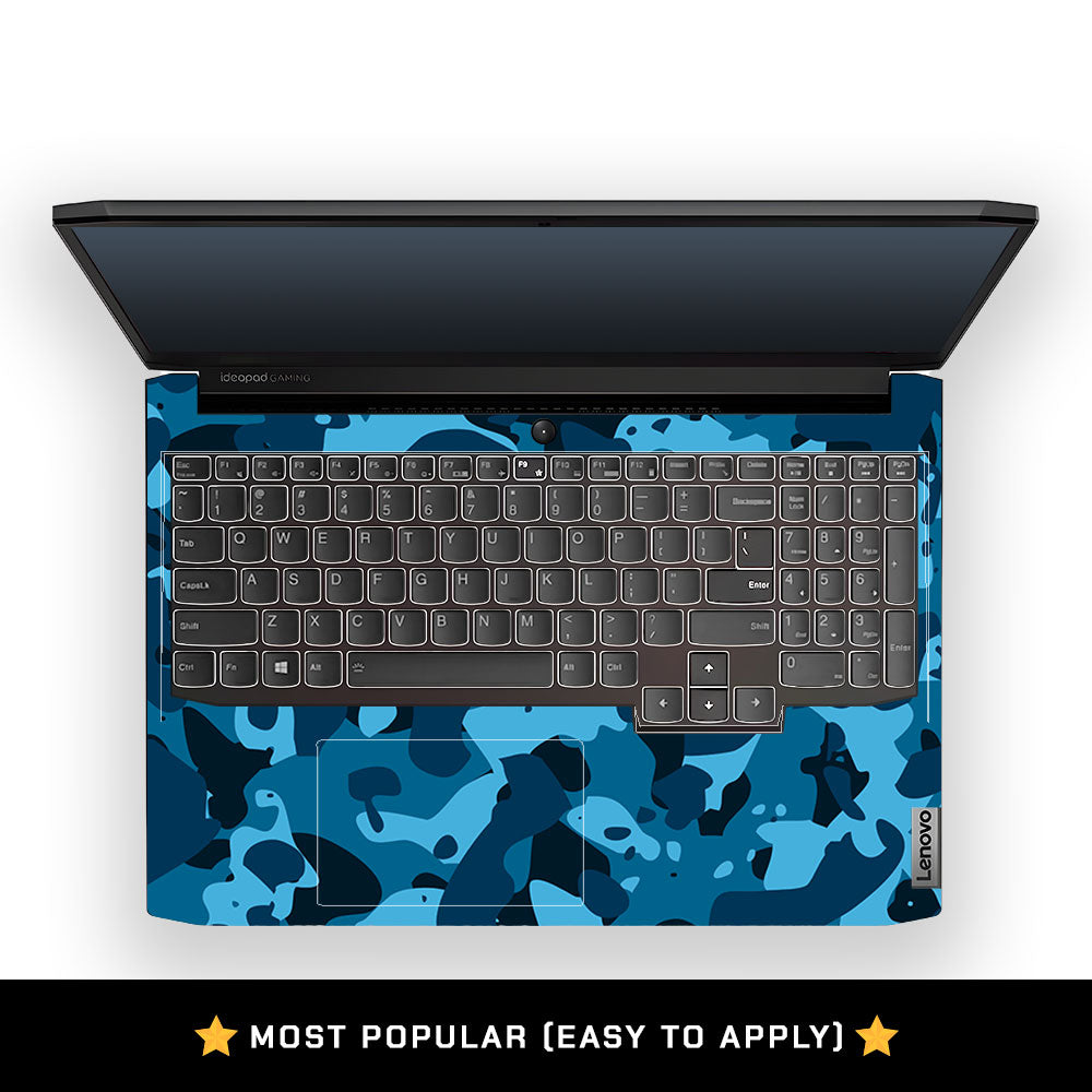 Deep Ocean Camo Lenovo IdeaPad Gaming 3 15ACH6 and 15IHU6 Laptop Skin