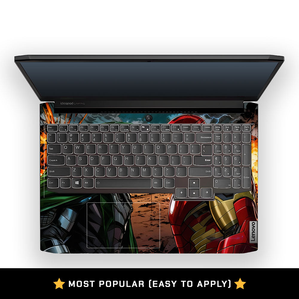 Armored Hero Showdown Lenovo IdeaPad Gaming 3 15ACH6 and 15IHU6 Laptop Skin