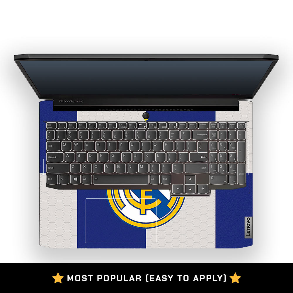 Royal Reign Real Madrid Glory Lenovo IdeaPad Gaming 3 15ACH6 and 15IHU6 Laptop Skin