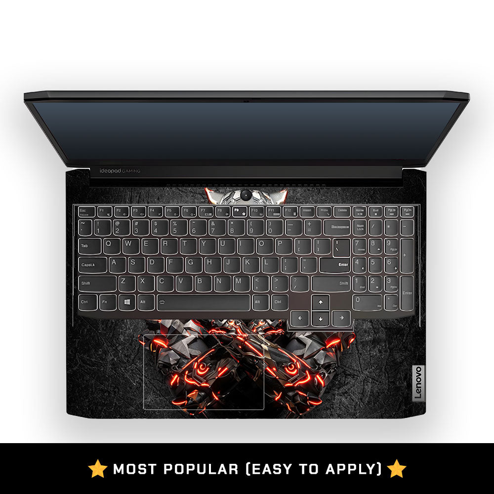 Black Panther Glowing Fury Lenovo IdeaPad Gaming 3 15ACH6 and 15IHU6 Laptop Skin