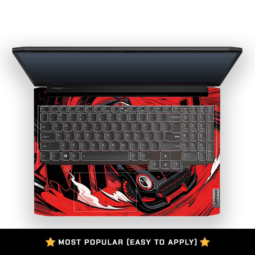 Retro Compact Car Lenovo IdeaPad Gaming 3 15ACH6 and 15IHU6 Laptop Skin