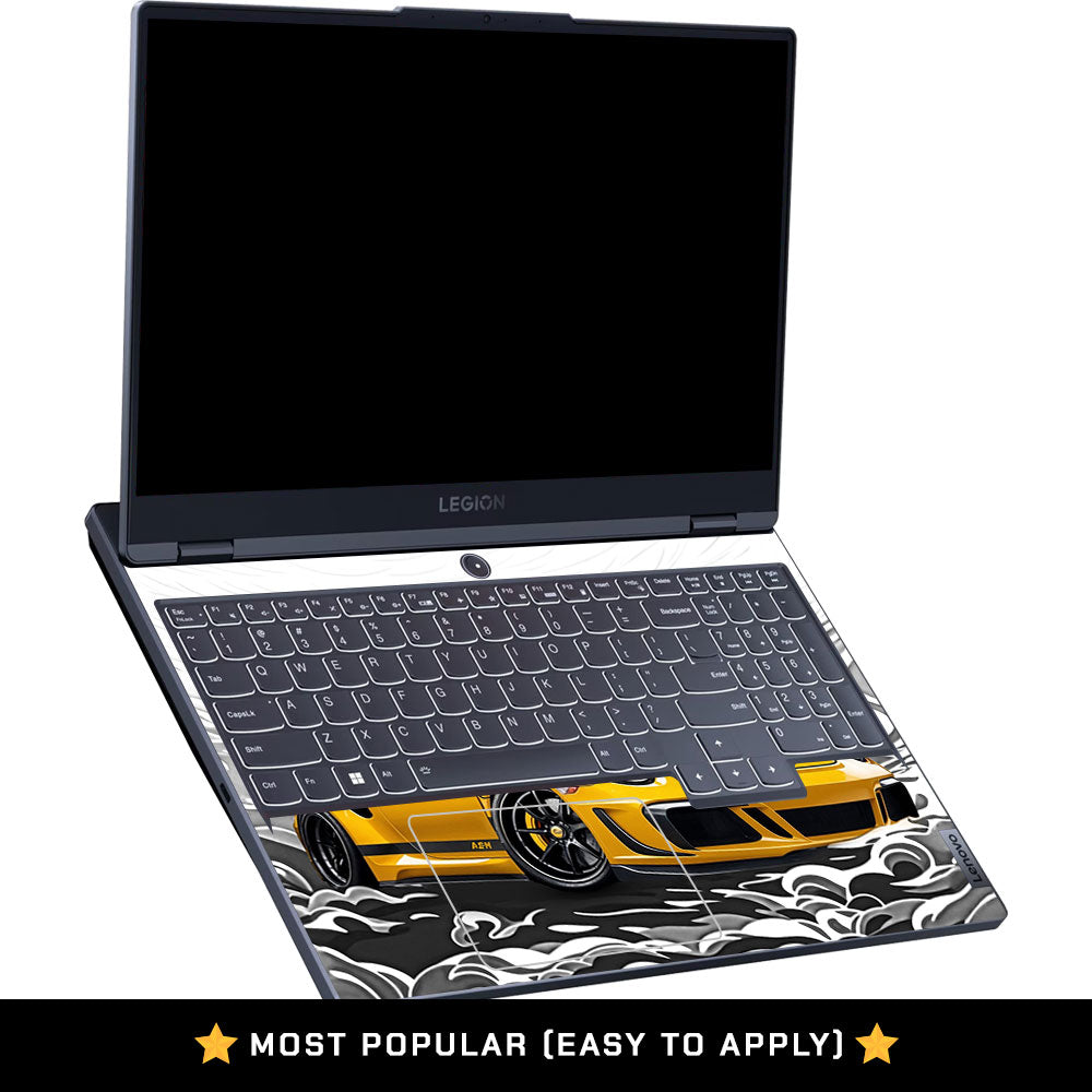 Yellow Sports Coupe Lenovo Legion 5 15IRX9 Laptop Skin
