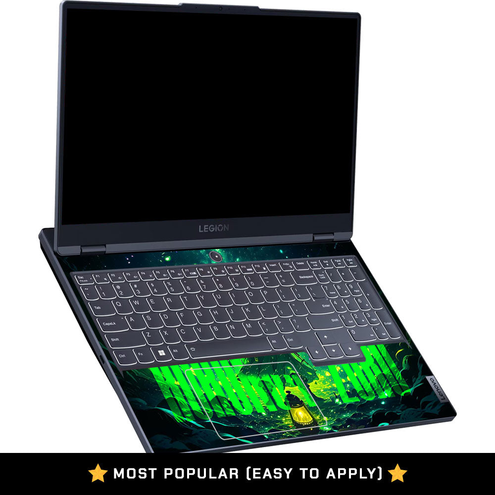 Green Anime Swordsman Lenovo Legion 5 15IRX9 Laptop Skin