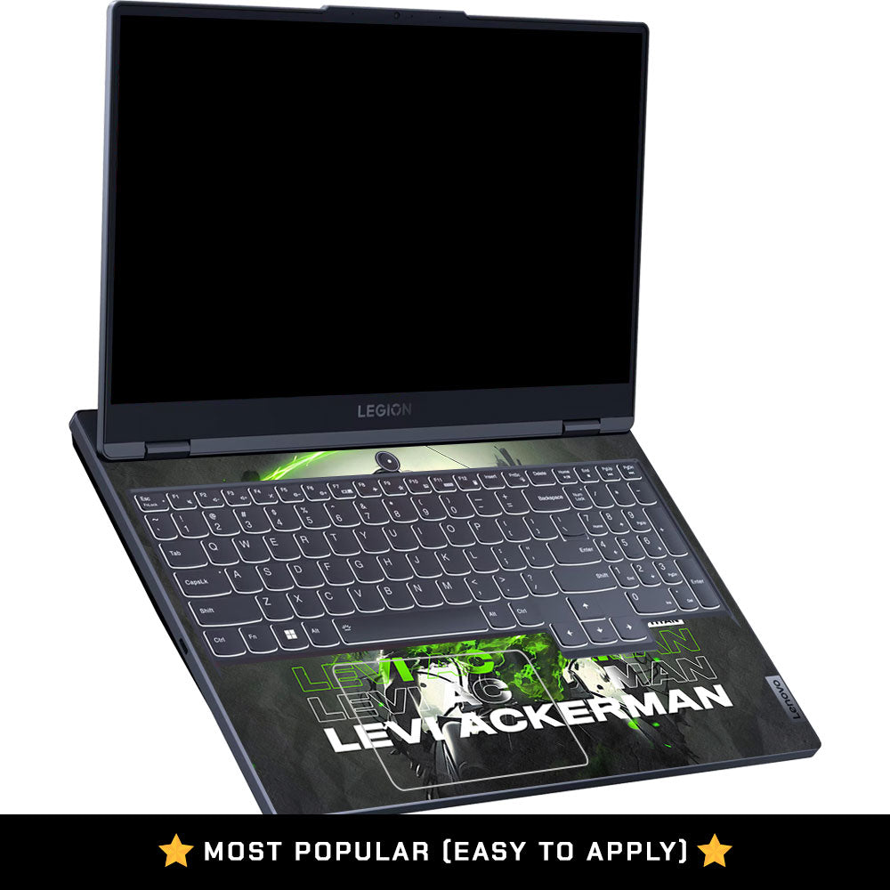 Neon Anime Swordsman Lenovo Legion 5 15IRX9 Laptop Skin