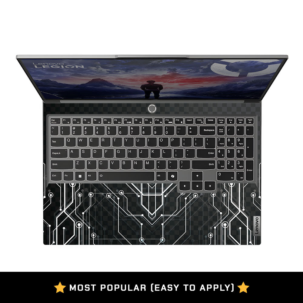 Black Digital Circuit Lenovo Legion 5 16IRX9 Laptop Skin