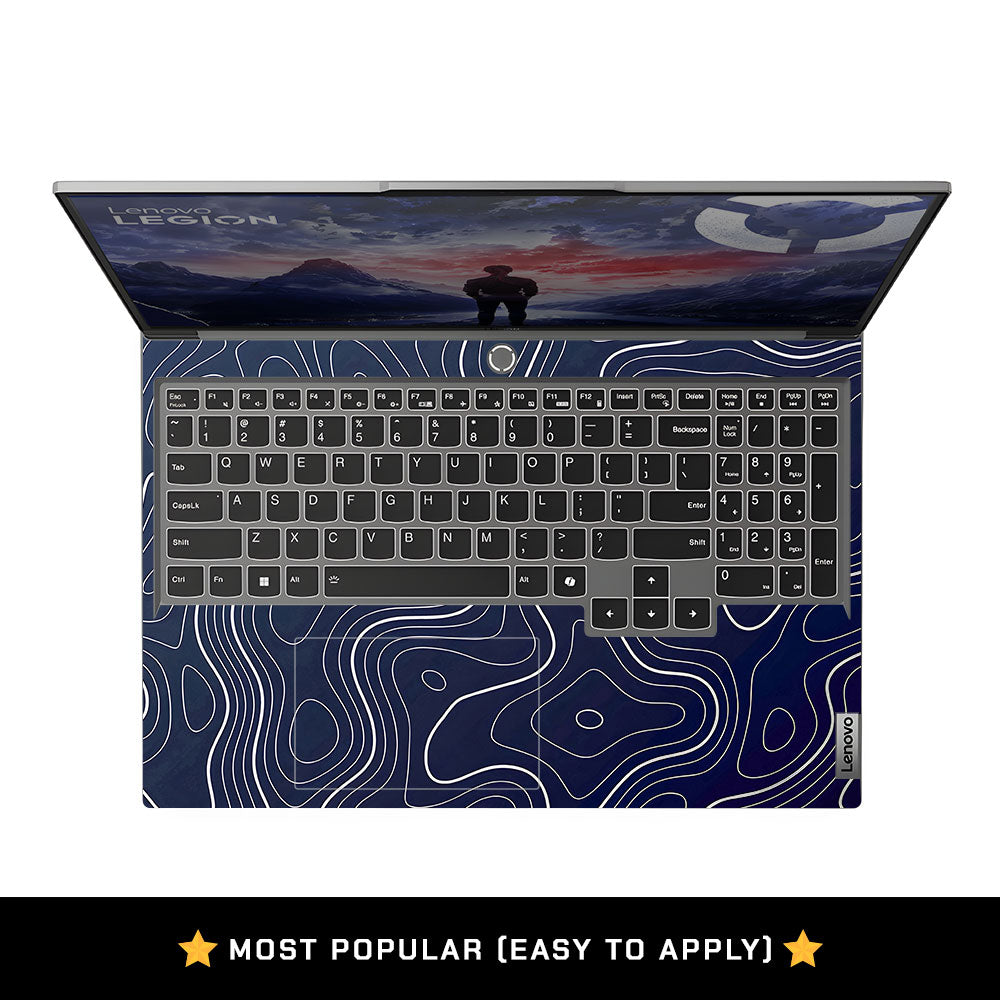 Fluid Lines Design Lenovo Legion 5 16IRX9 Laptop Skin