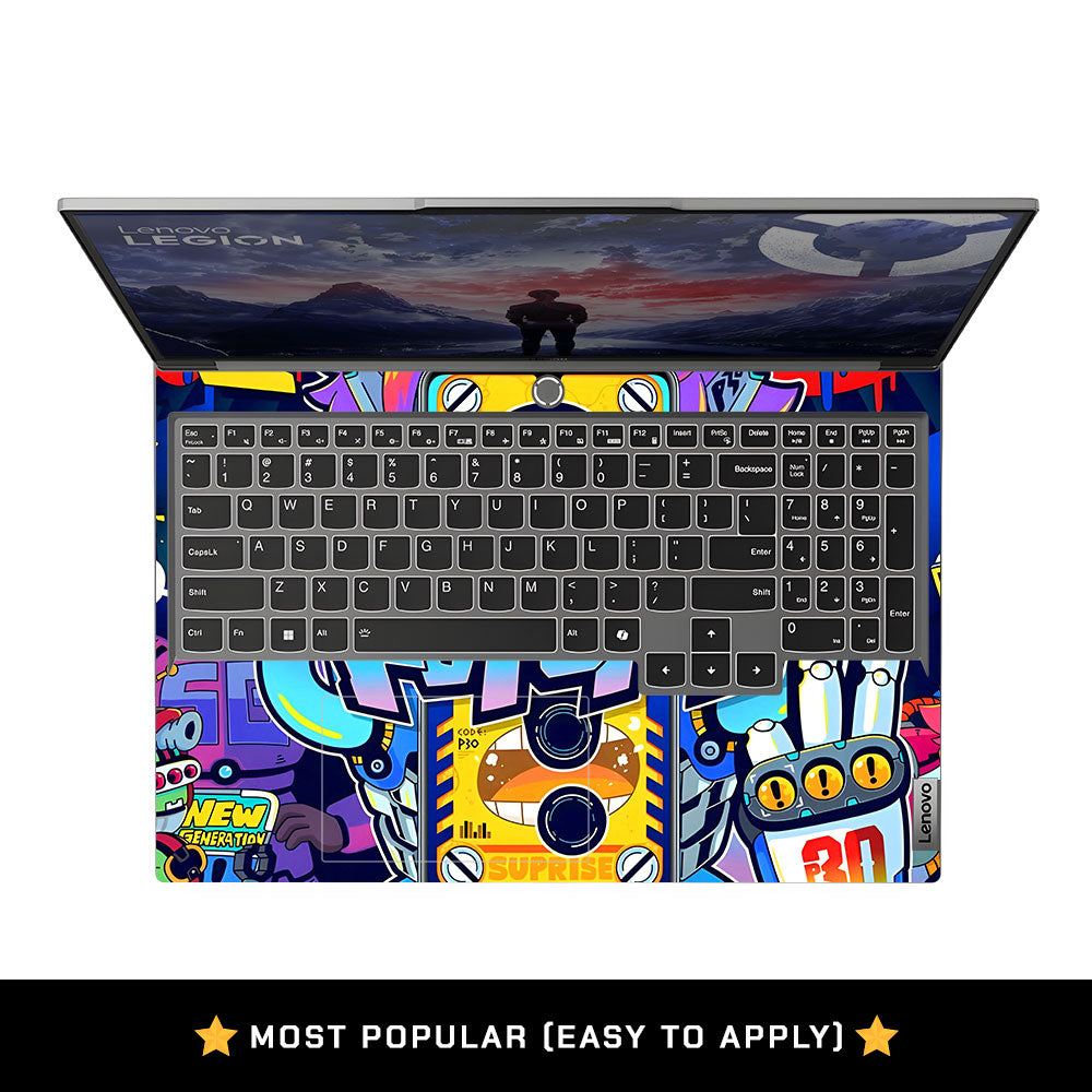 Futuristic Cyberpunk Vision Lenovo Legion 5 16IRX9 Laptop Skin