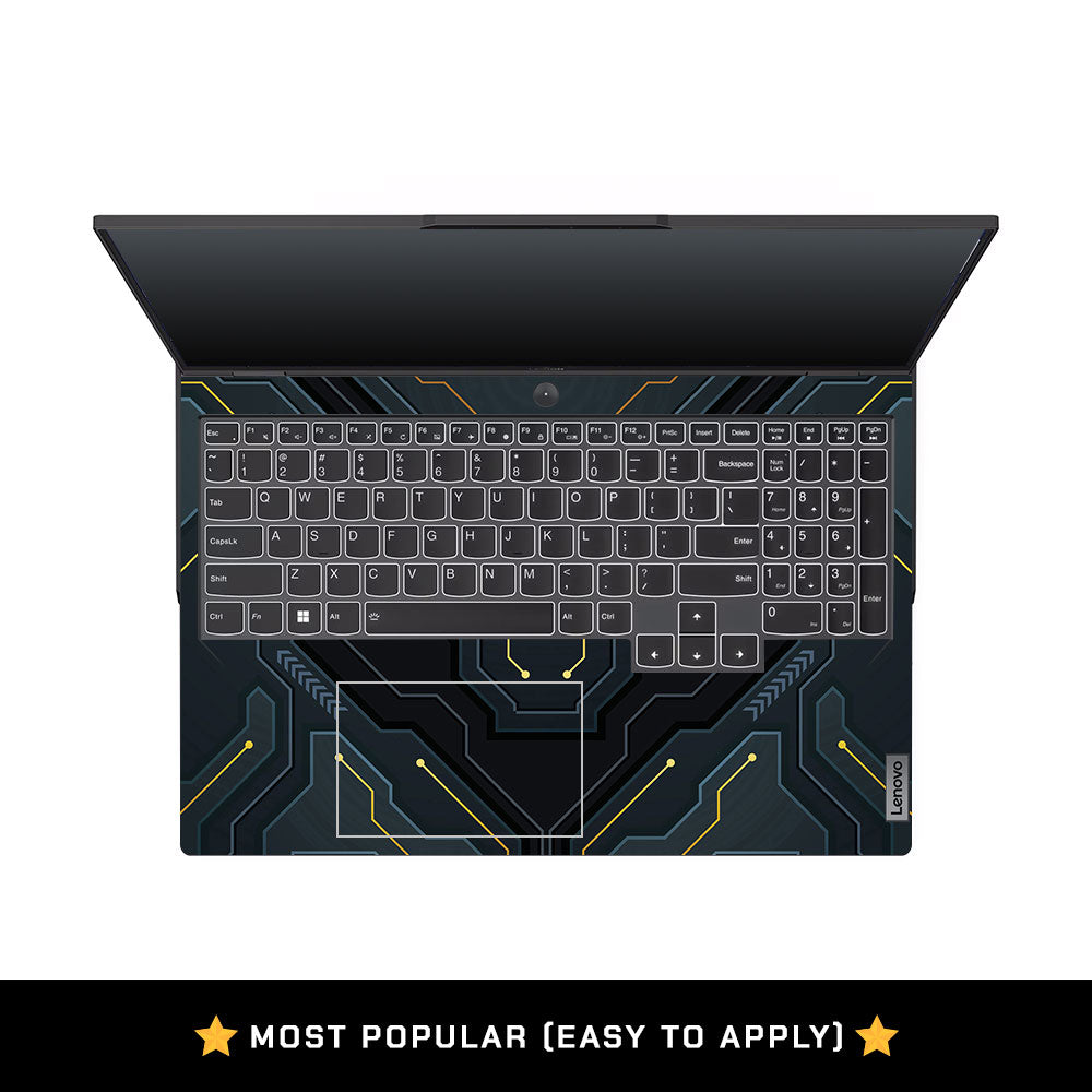 Futuristic Techno Lenovo Legion 5 Pro 16IRX8 and 16IRX9 Laptop Skin