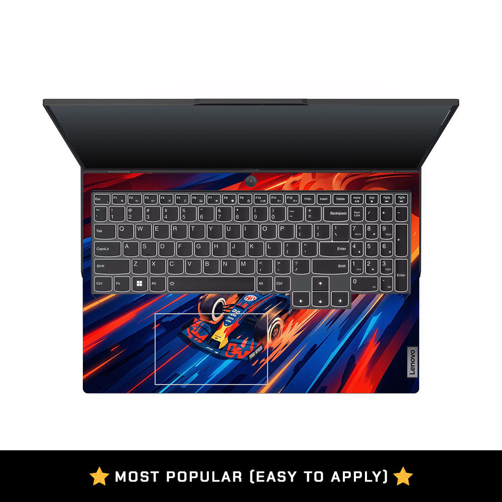 Red Bull Racing Velocity Lenovo Legion 5 Pro 16IRX8 and 16IRX9 Laptop Skin