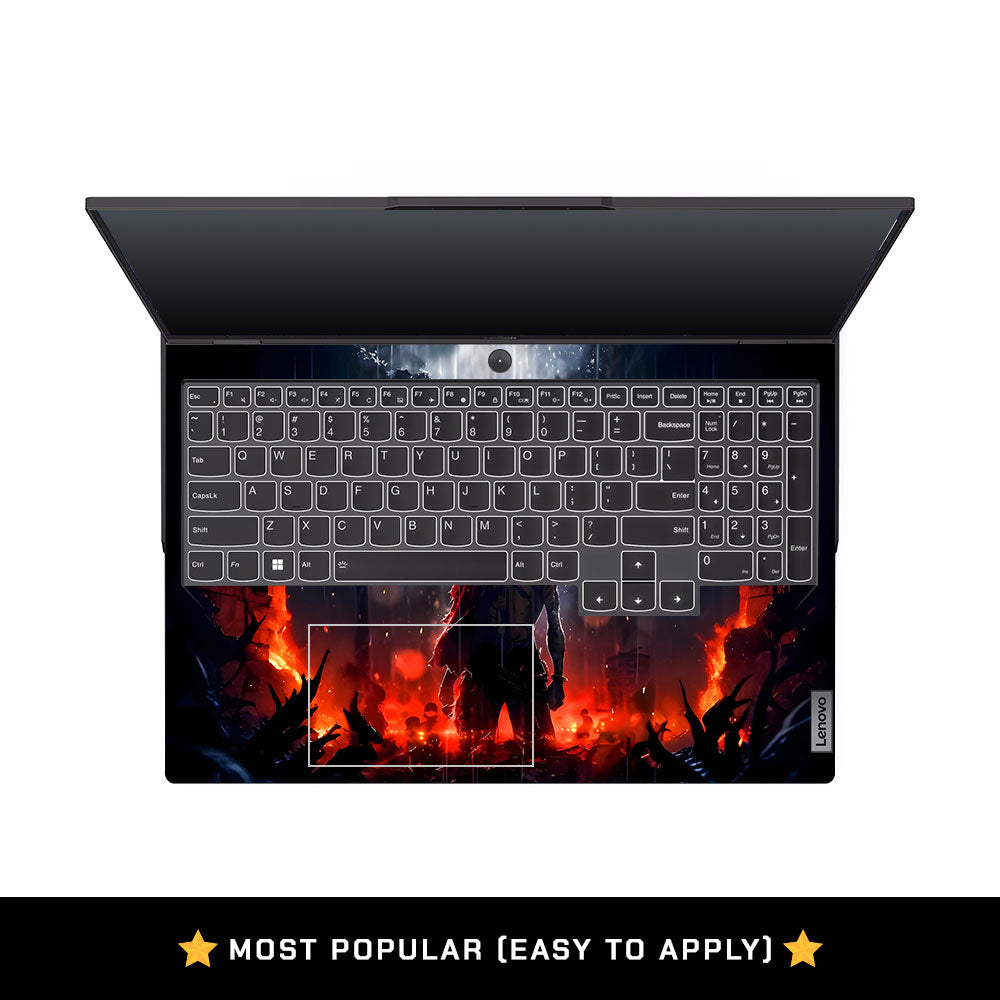 Monkey D. Luffy Blazing Red Lenovo Legion 5 Pro 16IRX8 and 16IRX9 Laptop Skin