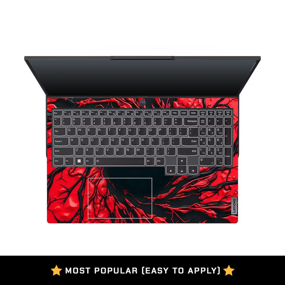 Red Web Hero Lenovo Legion 5 Pro 16IRX8 and 16IRX9 Laptop Skin