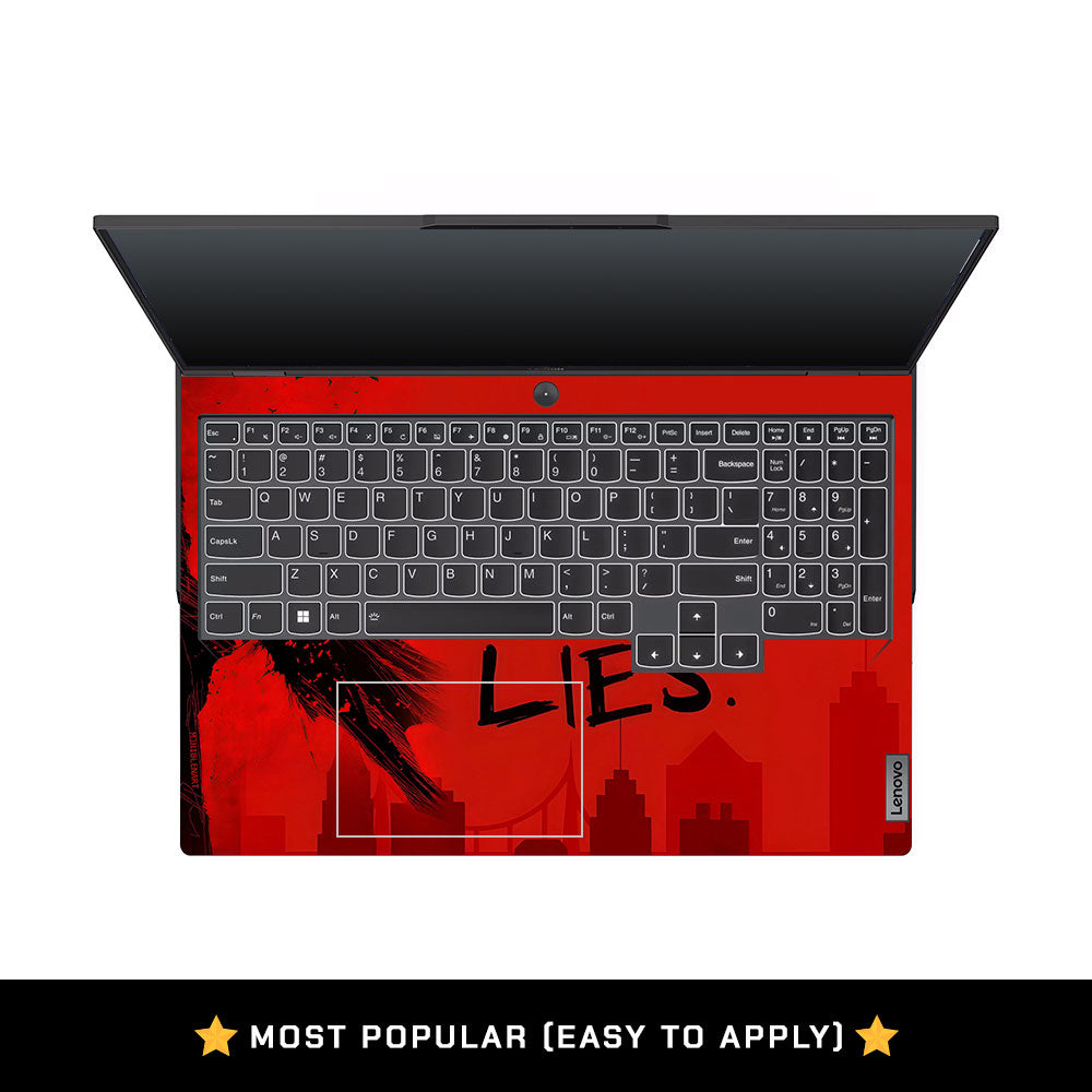 Batman No More Lies Lenovo Legion 5 Pro 16IRX8 and 16IRX9 Laptop Skin