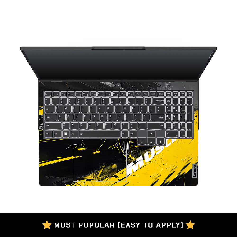 Black Muscle Lenovo Legion 5 Pro 16IRX8 and 16IRX9 Laptop Skin