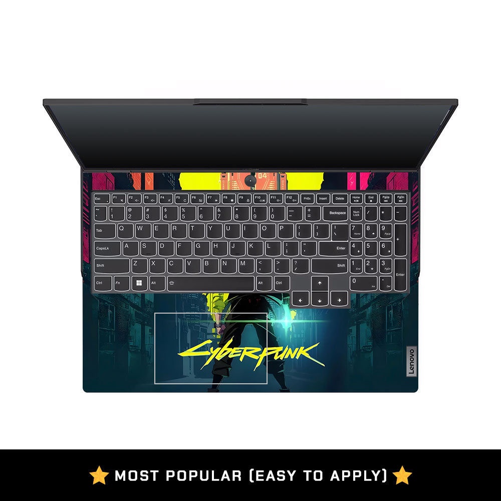 Cyberpunk Uprising Lenovo Legion 5 Pro 16IRX8 and 16IRX9 Laptop Skin