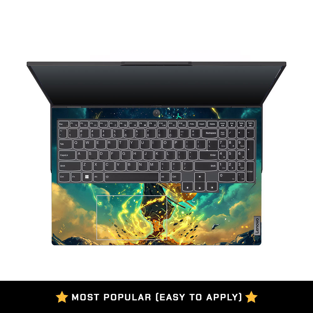 Zenitsu Thunder God Lenovo Legion 5 Pro 16IRX8 and 16IRX9 Laptop Skin