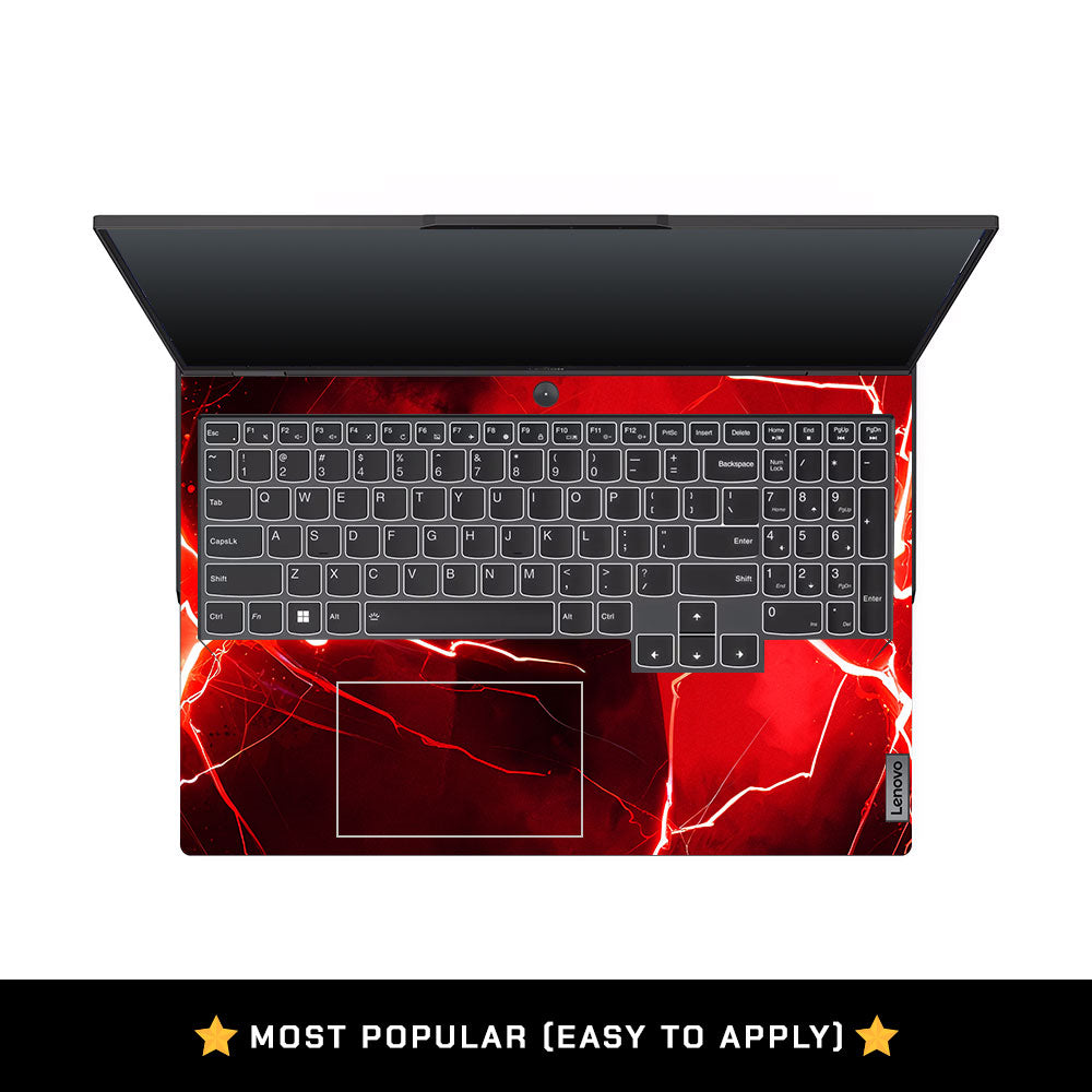 Red Rage Batman Lenovo Legion 5 Pro 16IRX8 and 16IRX9 Laptop Skin