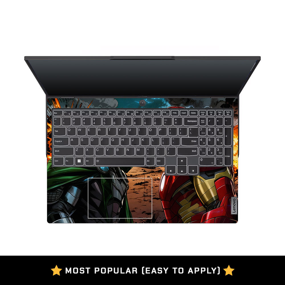 Iron Man vs Doom Lenovo Legion 5 Pro 16IRX8 and 16IRX9 Laptop Skin
