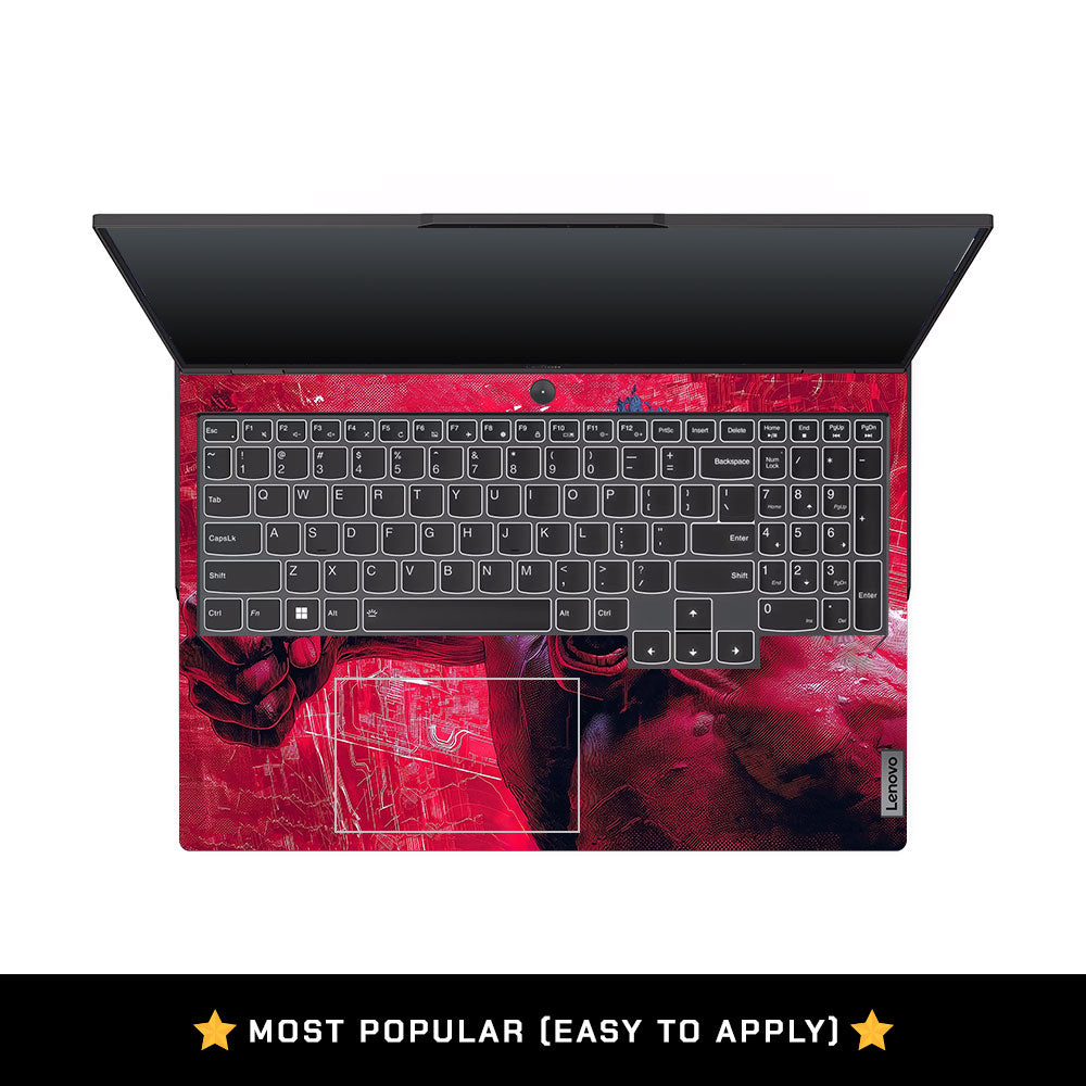 Red Comic Giant Lenovo Legion 5 Pro 16IRX8 and 16IRX9 Laptop Skin