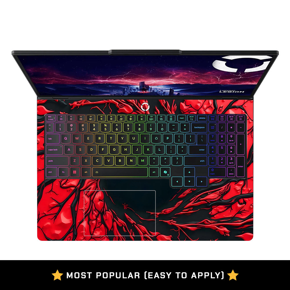 Spiderman Web Red Lenovo Legion Pro 5 16ADR10 Laptop Skin