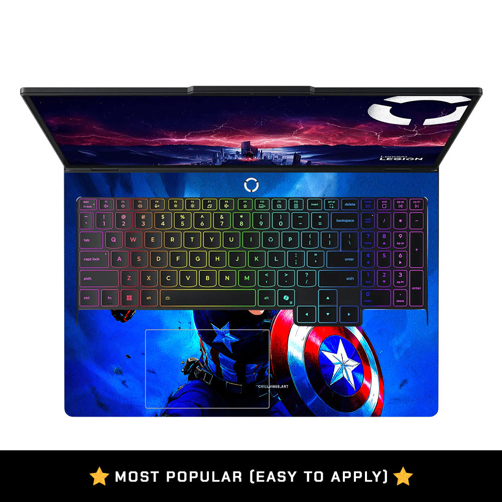 Shield Comic Hero Lenovo Legion Pro 5 16ADR10 Laptop Skin
