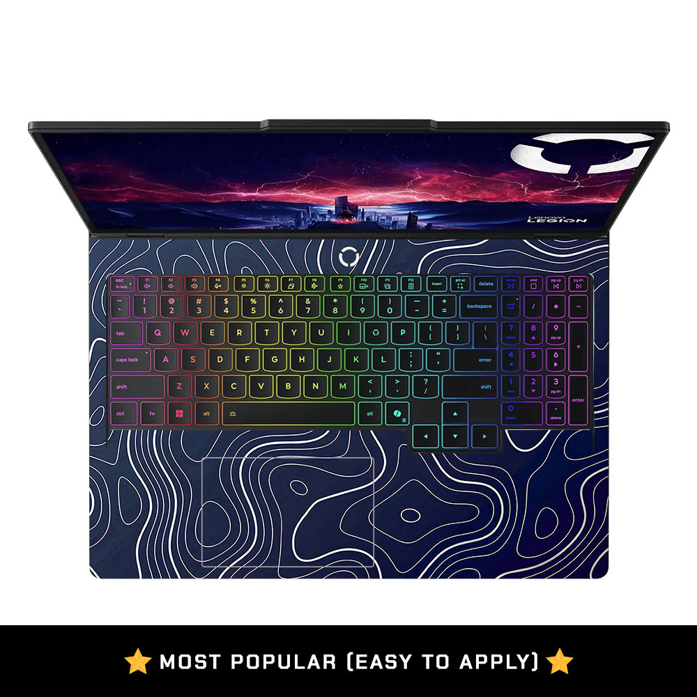 Fluid Lines Design Lenovo Legion Pro 5 16AFR10 Laptop Skin