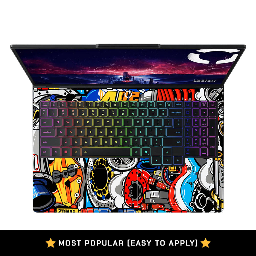 Mechanical Chaos Lenovo Legion Pro 5 16IAX10 Laptop Skin