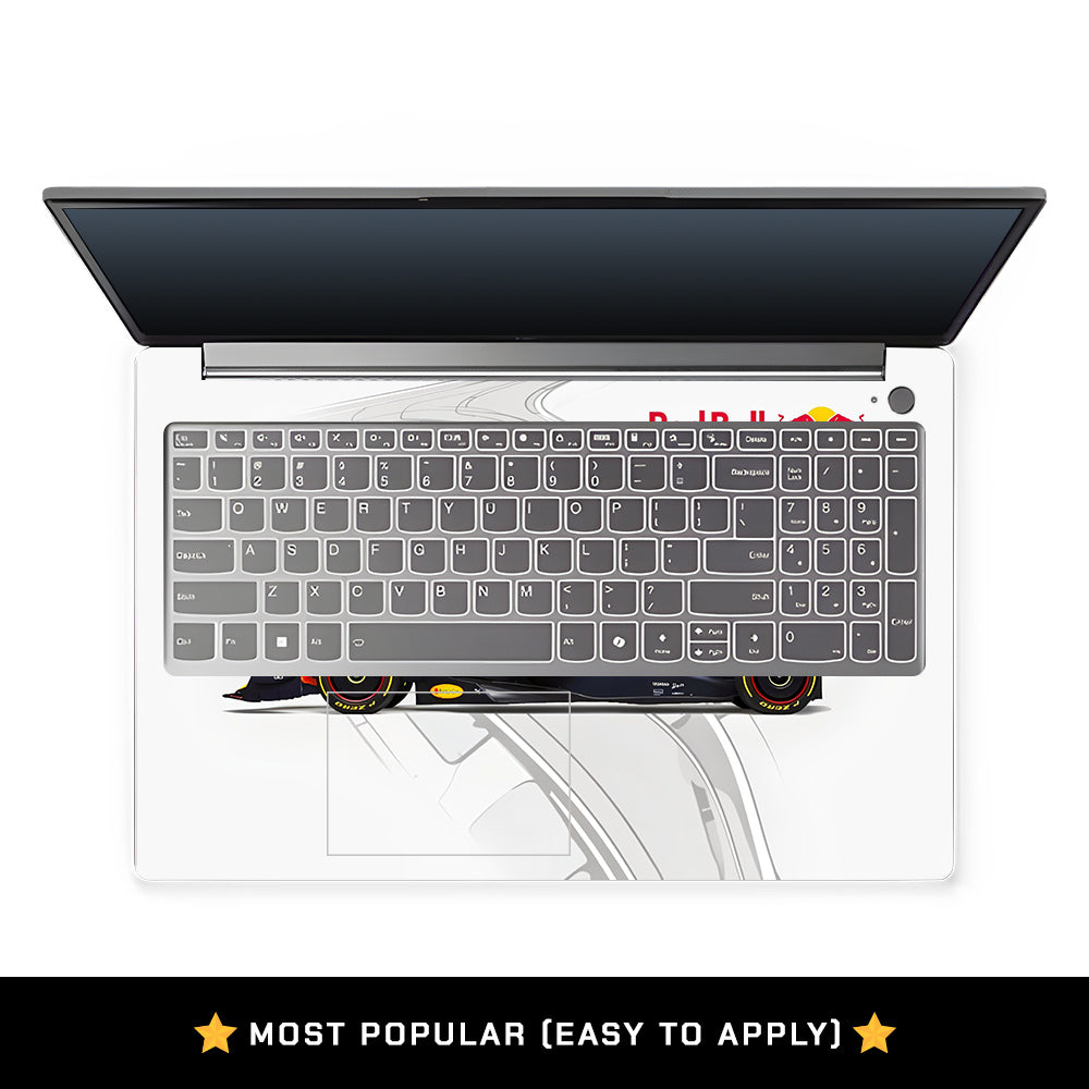 Red Bull Racing in Action Lenovo LOQ Essential 15IAX9E Laptop Skin