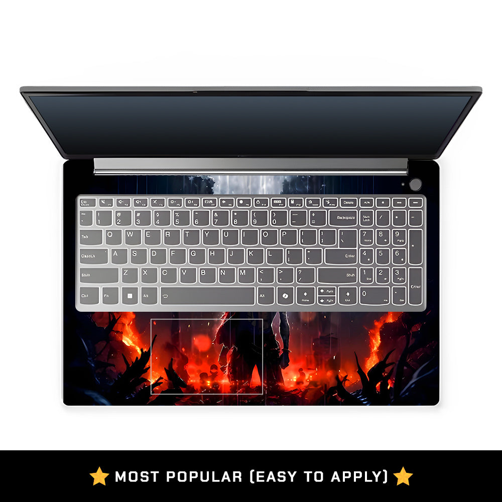 Monkey D. Luffy Blazing Red Lenovo LOQ Essential 15IAX9E Laptop Skin