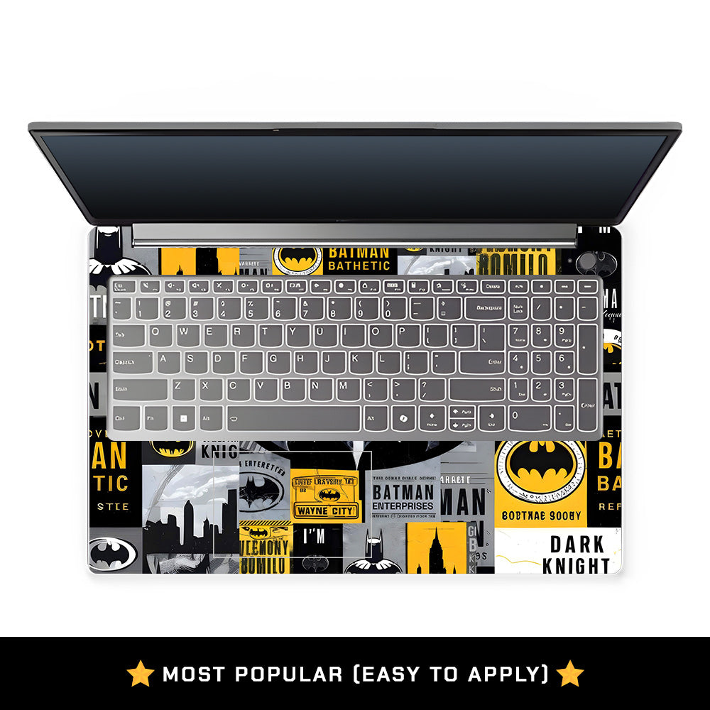 Batman Collage Lenovo LOQ Essential 15IAX9E Laptop Skin