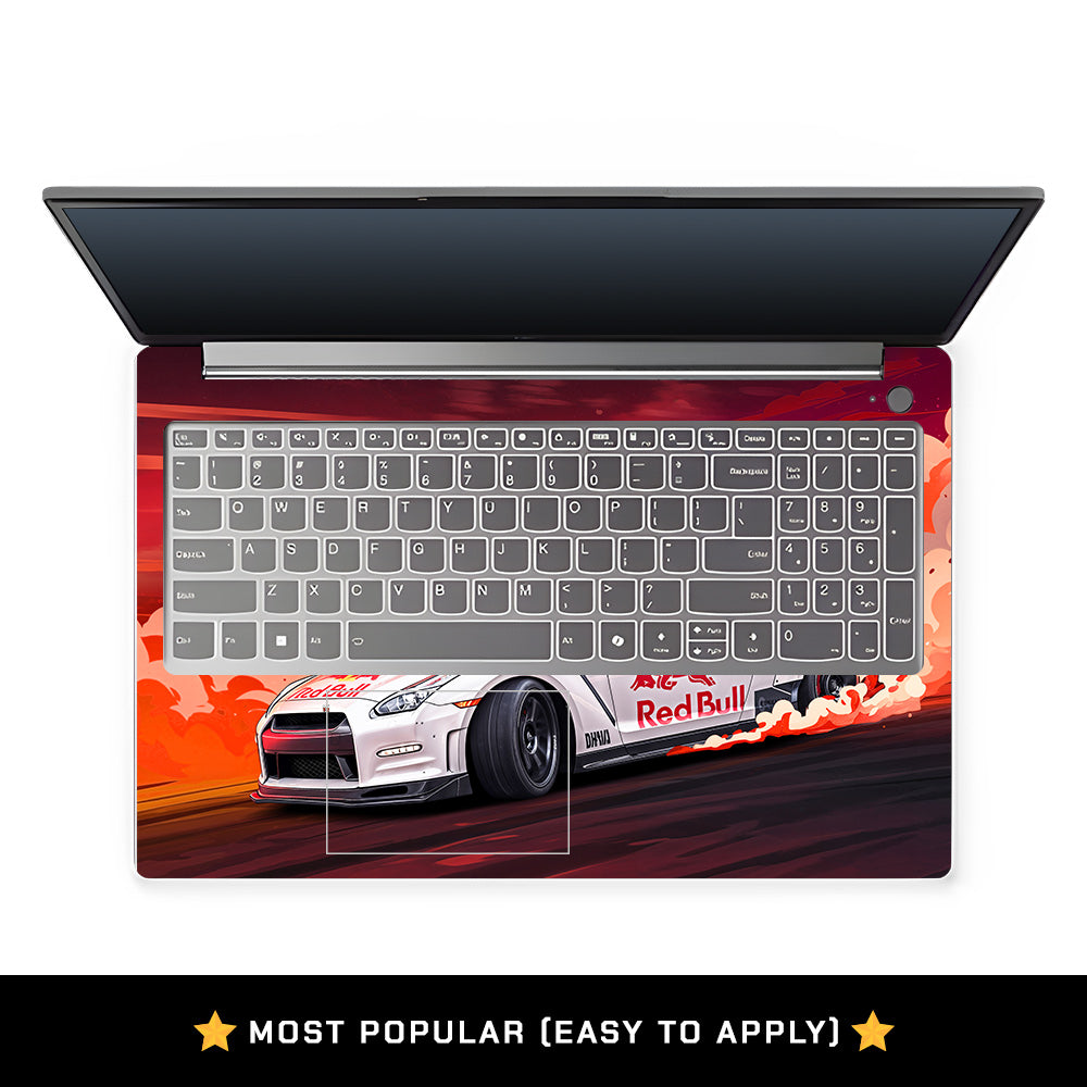 Nissan GTR Red Bull Drift Fury Lenovo LOQ Essential 15IAX9E Laptop Skin