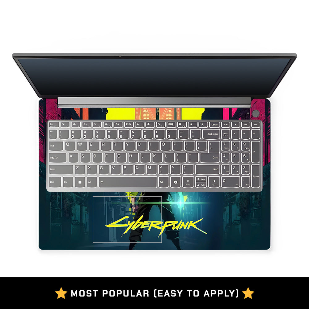 Cyberpunk Uprising Lenovo LOQ Essential 15IAX9E Laptop Skin