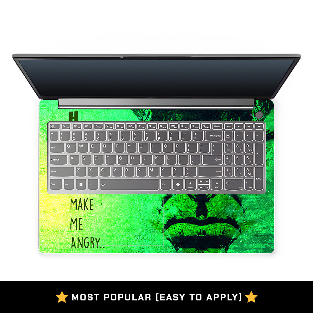 Green Comic Titan Lenovo LOQ Essential 15IAX9E Laptop Skin