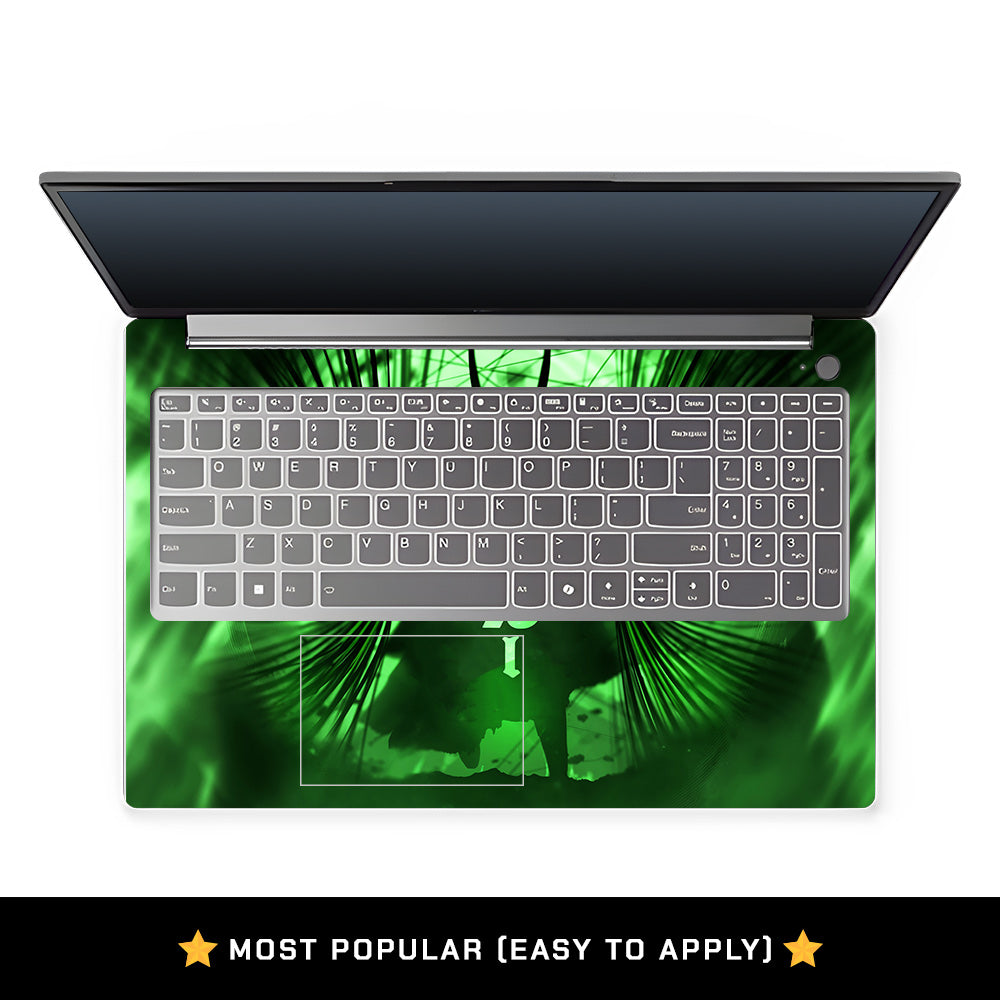 Loki's Green Aura Lenovo LOQ Essential 15IAX9E Laptop Skin