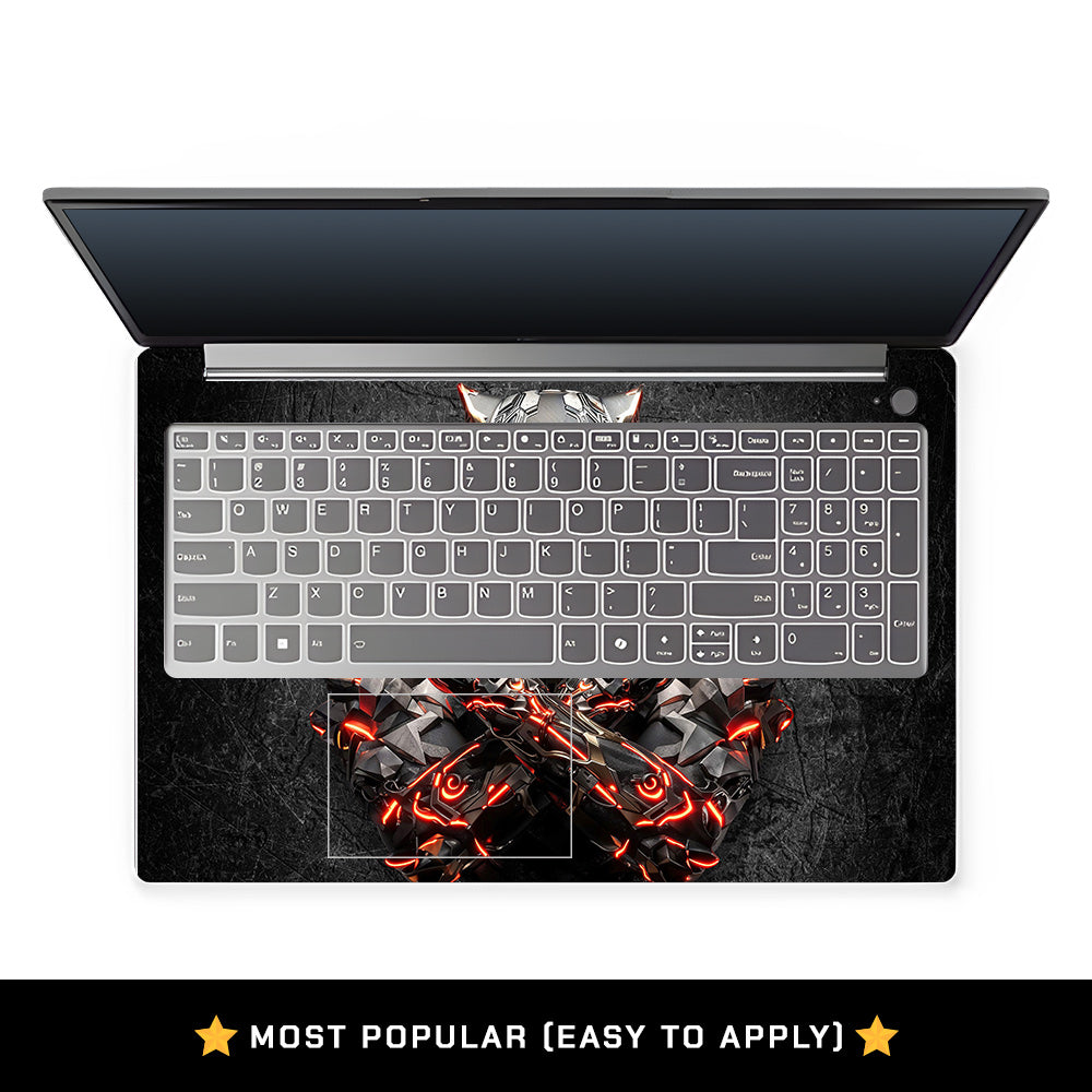 Black Panther Glowing Fury Lenovo LOQ Essential 15IAX9E Laptop Skin
