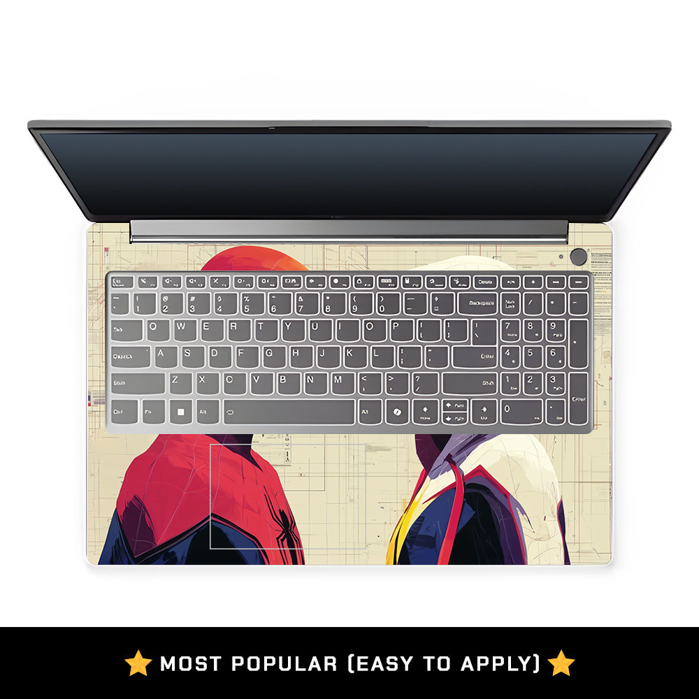 Spider Man X Spider Gwen Lenovo LOQ Essential 15IAX9E Laptop Skin