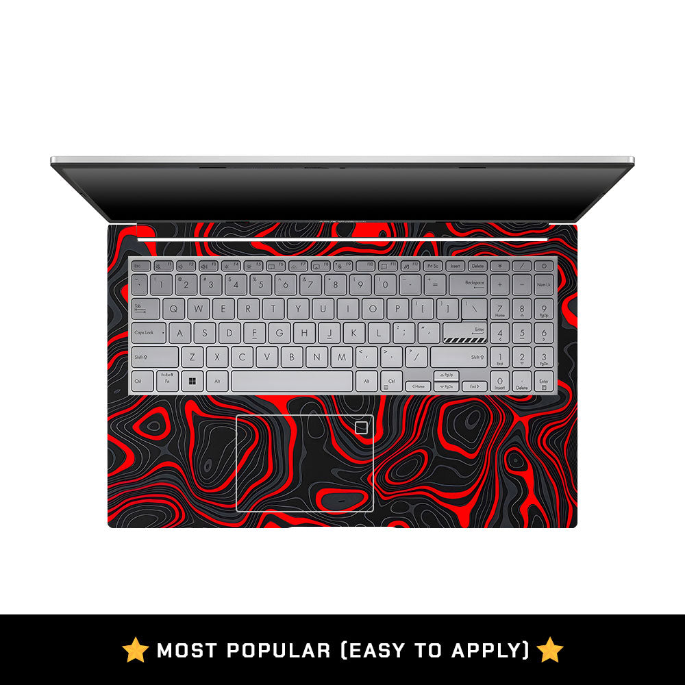 Crimson Waves Asus VivoBook 15 X1504VA Laptop Skin