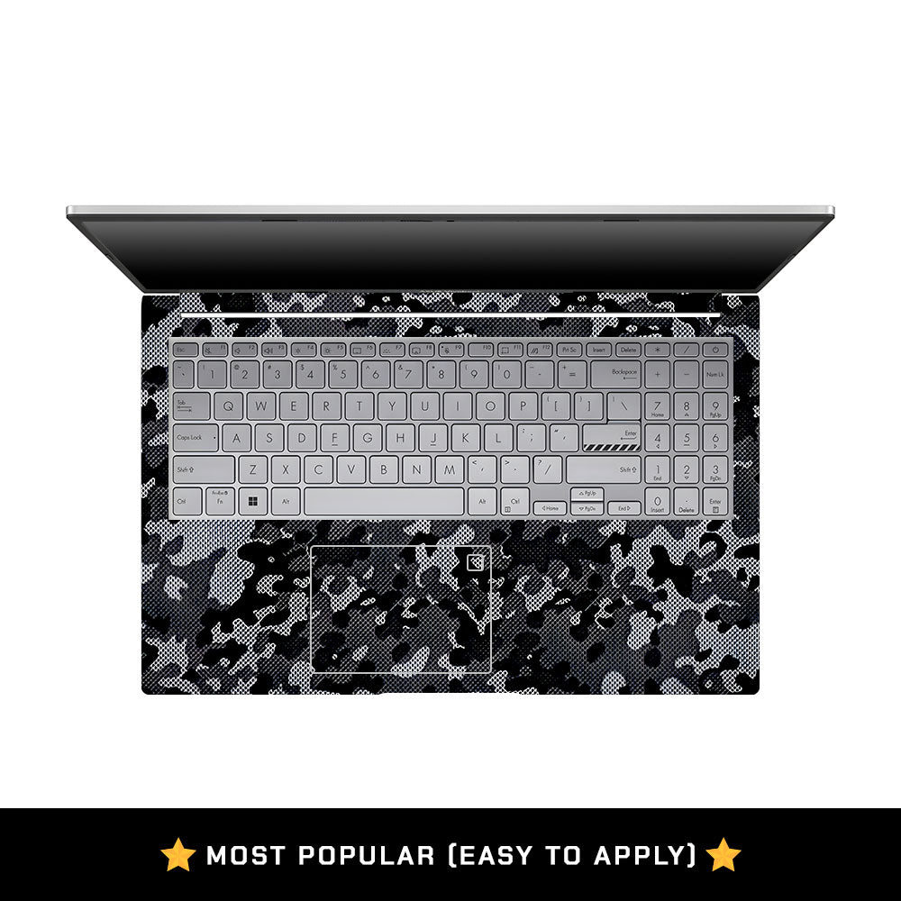 Stealth Grey Camo Asus VivoBook 15 X1504VA Laptop Skin